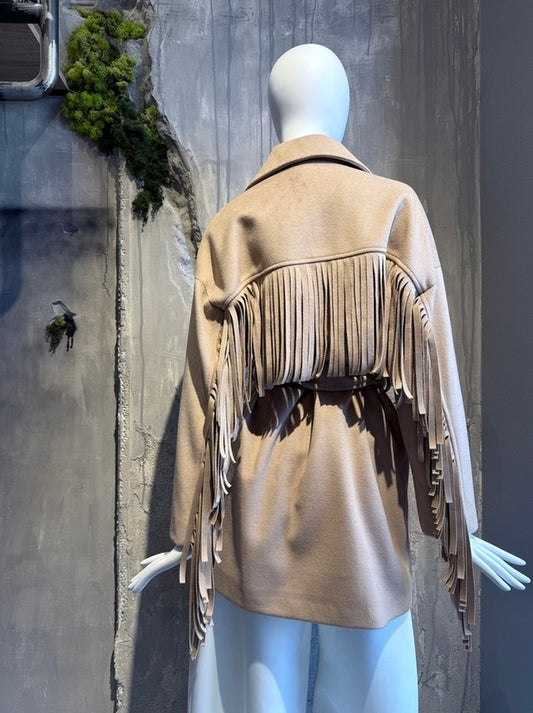  MONIA COAT BEIGE - Vesta Donna 