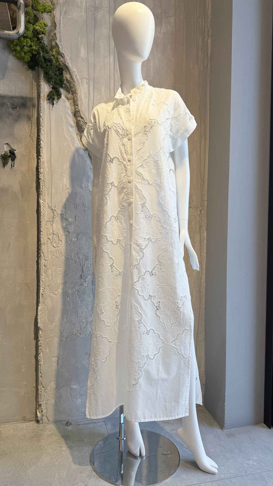 ELECTRA DRESS WHITE