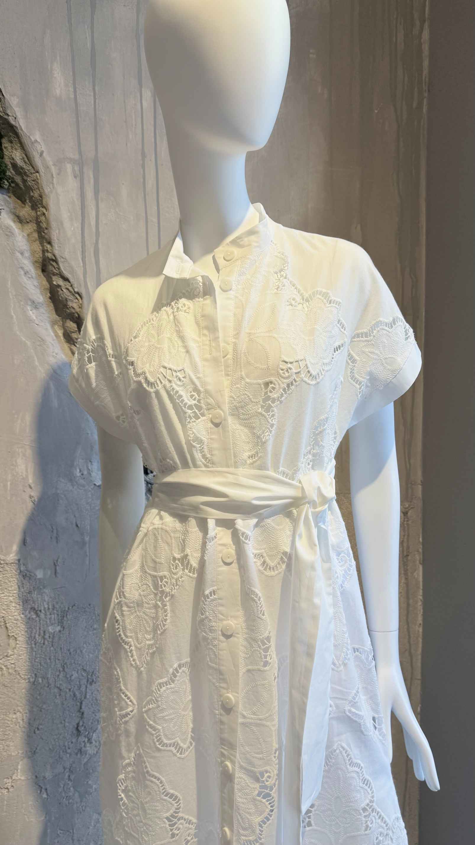  ELECTRA DRESS WHITE - Vesta Donna 
