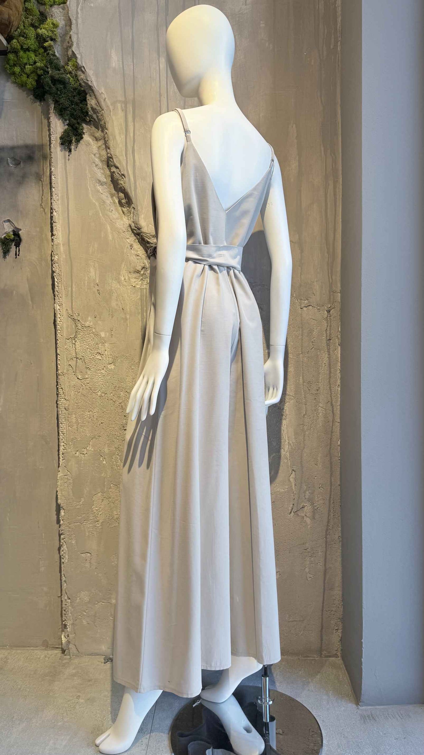  AURORA ZIP JUMPSUIT BEIGE - Vesta Donna 
