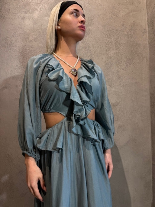 NYSA DRESS GREY - Vesta Donna