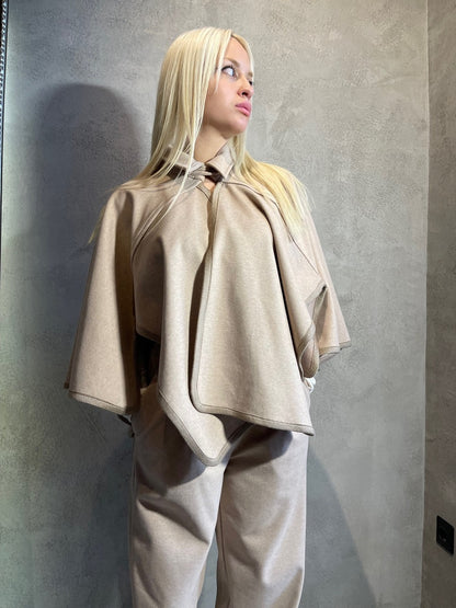 LUNA PONCHO BEIGE