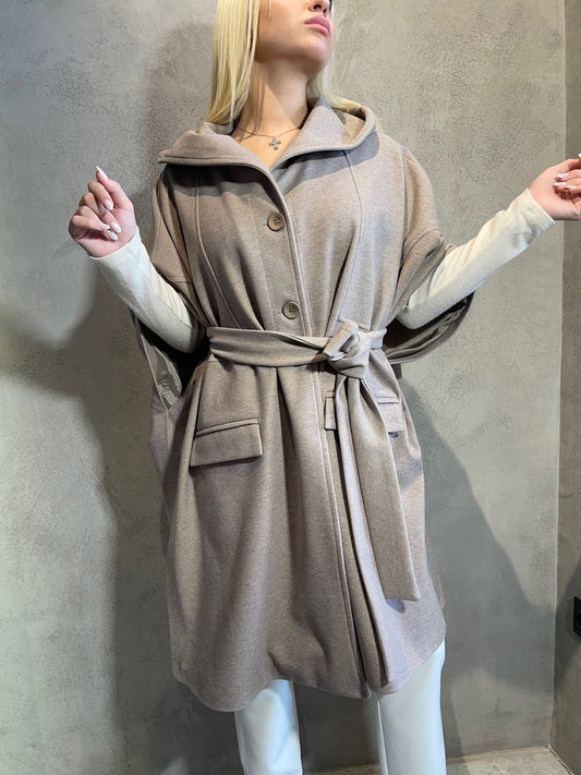 HAZEL COAT CIGAR - Vesta Donna