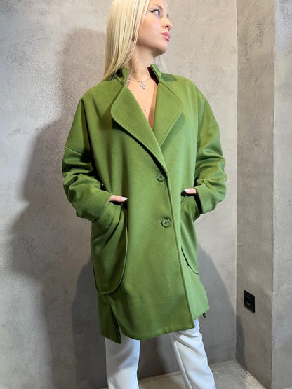 LYDIA COAT OLIVE