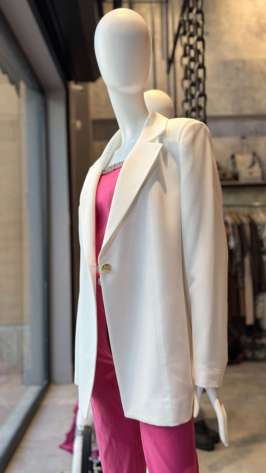 BASIC BLAZER WHITE