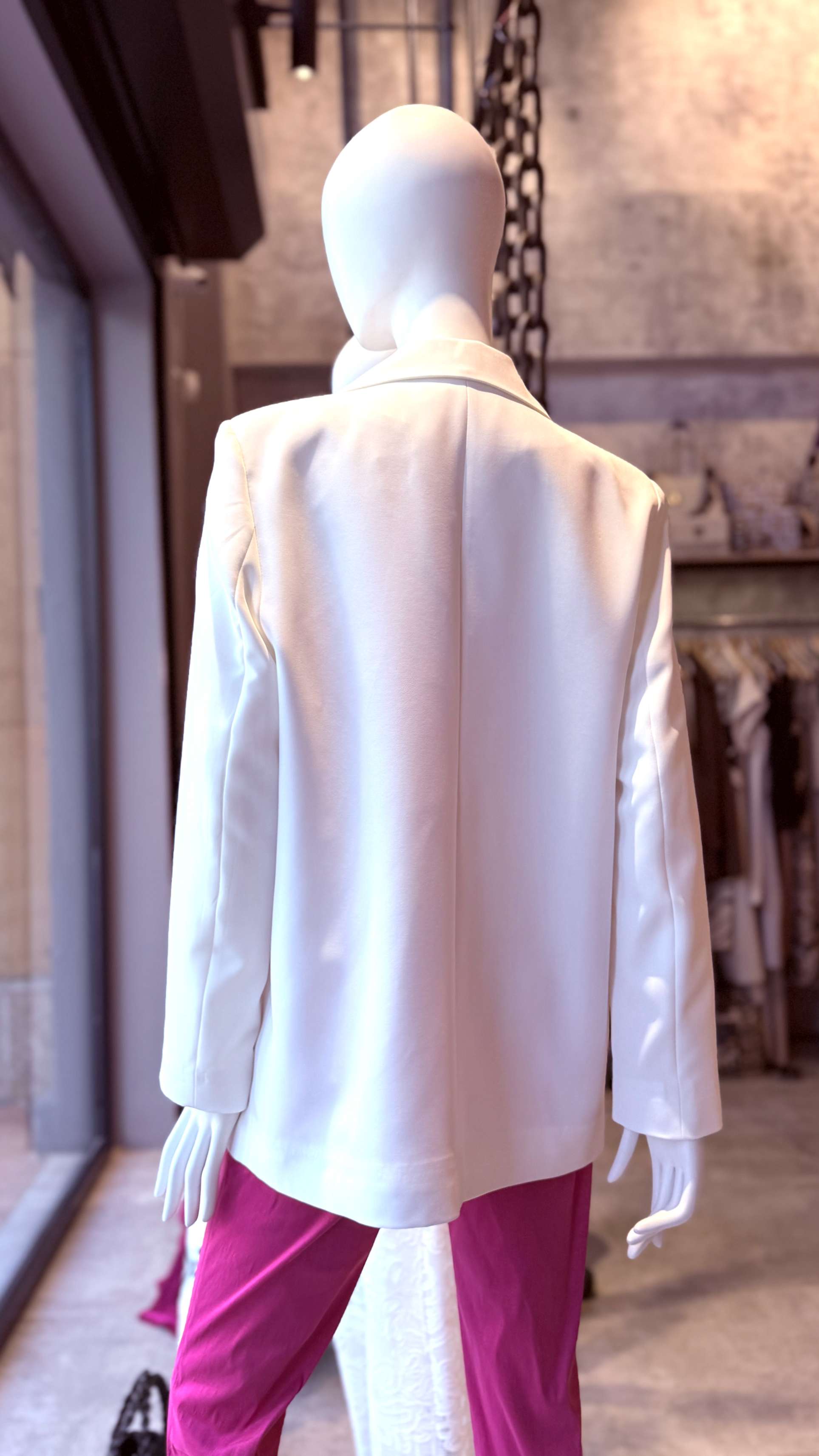 BASIC BLAZER WHITE - Vesta Donna 