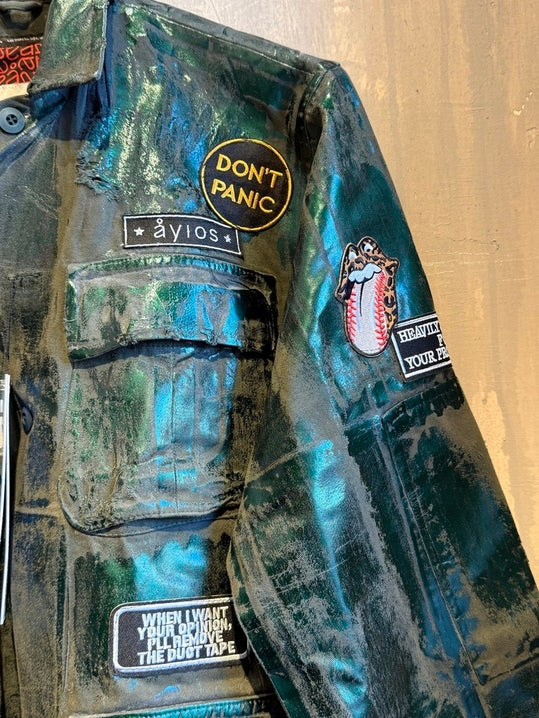 FILIZIA JACKET FOREST GREEN FOIL