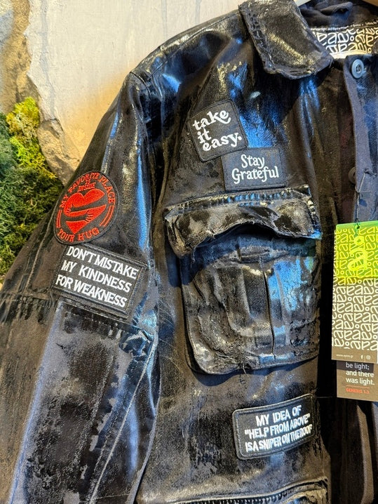 OCTAVIA JACKET BLACK FOIL