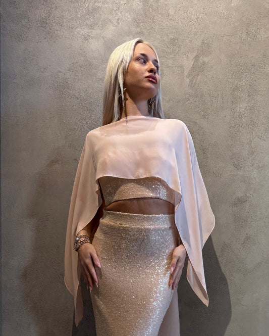 KATHY TOP NUDE - Vesta Donna