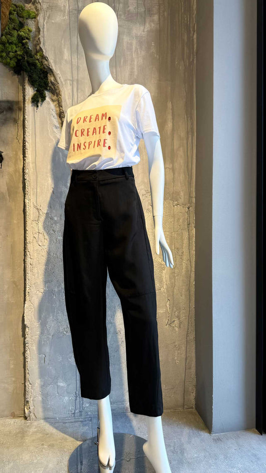 LOREN SLOUCHY PANTS BLACK