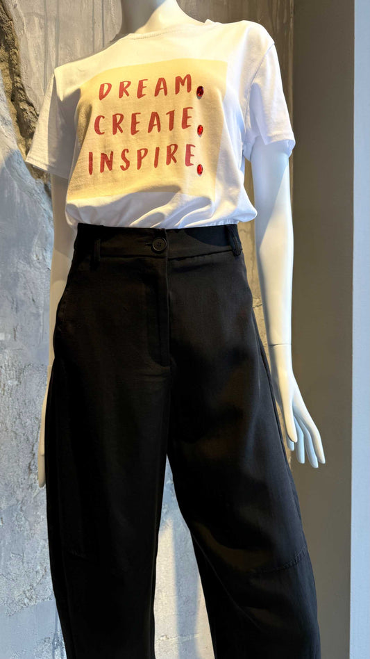 LOREN SLOUCHY PANTS BLACK
