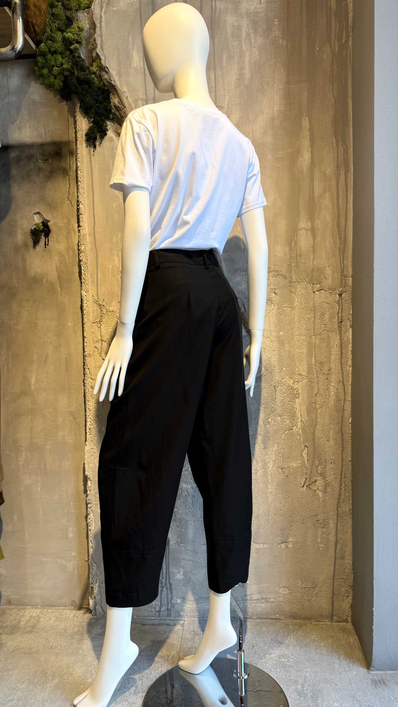  LOREN SLOUCHY PANTS BLACK - Vesta Donna 