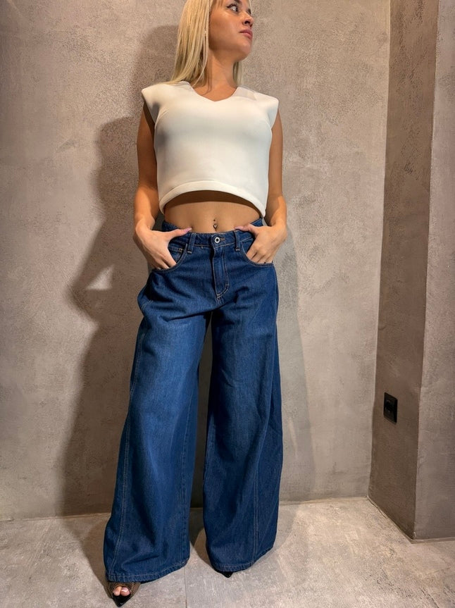 RIEL WIDE LEG JEANS