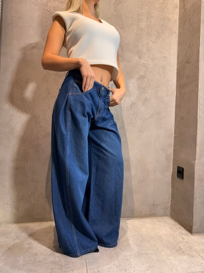 RIEL WIDE LEG JEANS