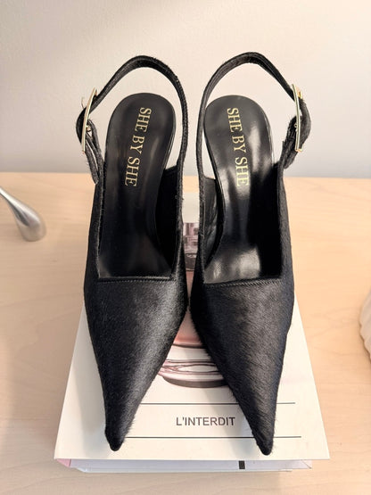 ZAMOR PONYSKIN HEELS