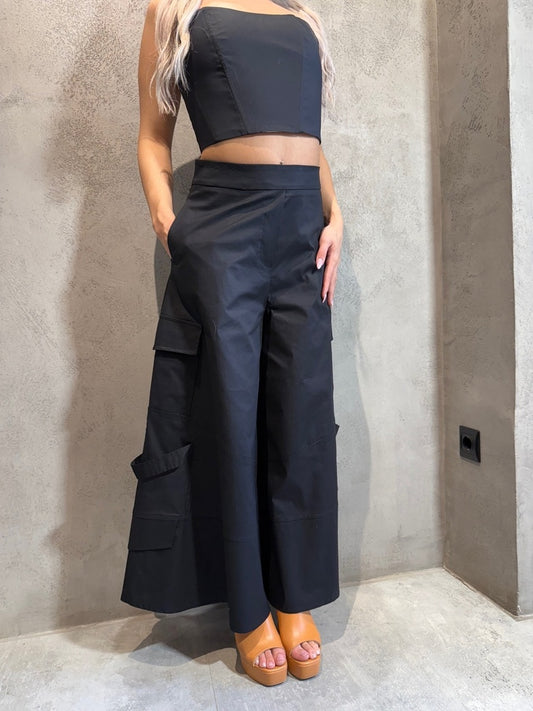 VIKTORIA PANTS BLACK - Vesta Donna