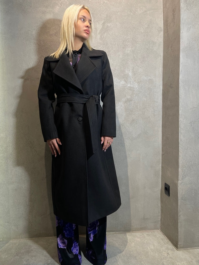  MORGAN COAT BLACK - Vesta Donna 