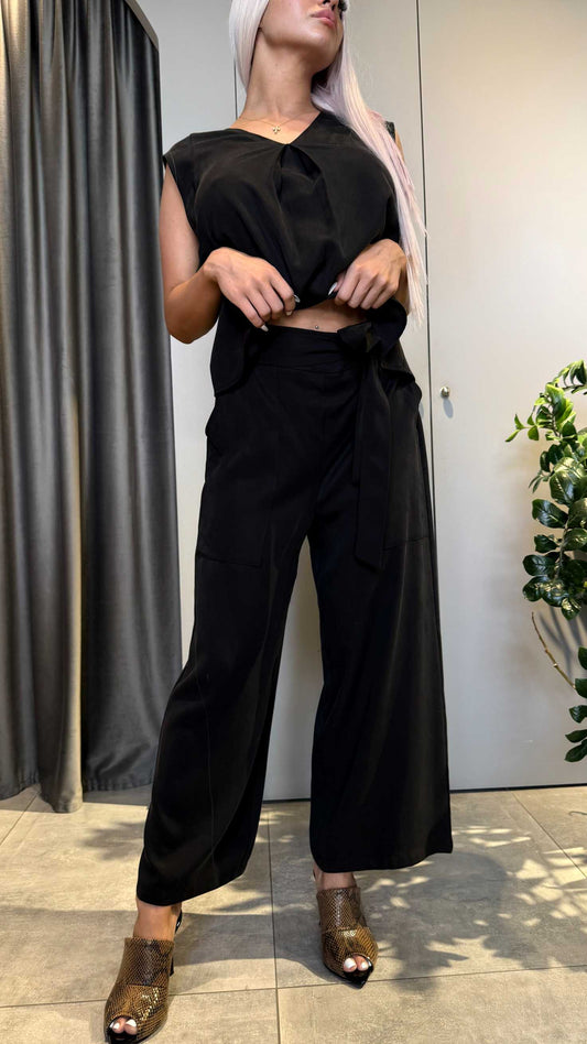SOPHIA LYOCELL SET BLACK