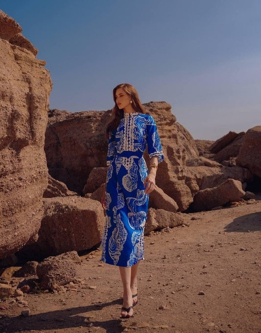 AEGEAN LONG DRESS - Vesta Donna