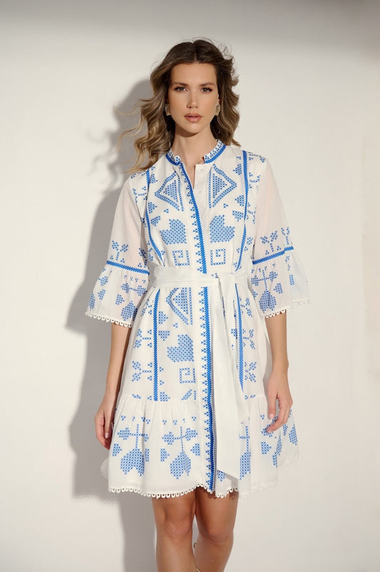 MY BLUE SEA MINI DRESS