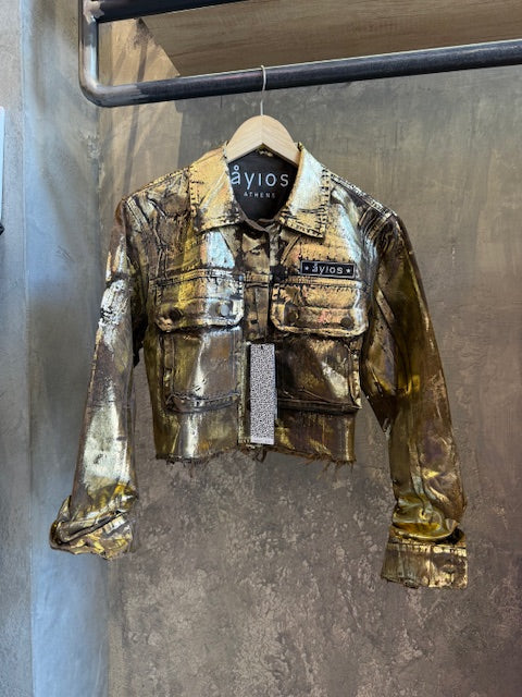 AGATHA JACKET GOLD FOIL