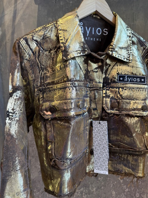 AGATHA JACKET GOLD FOIL