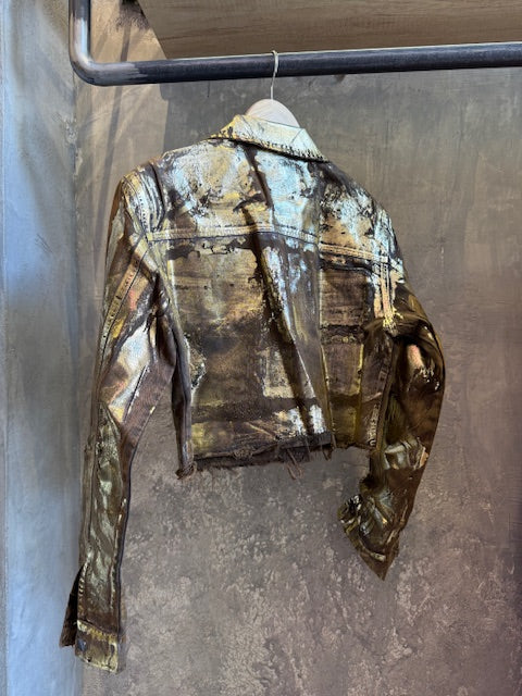 AGATHA JACKET GOLD FOIL