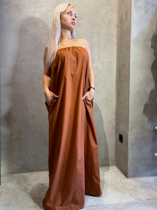 ABIGAIL DRESS CAMEL