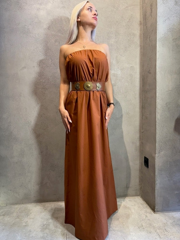 ABIGAIL DRESS CAMEL