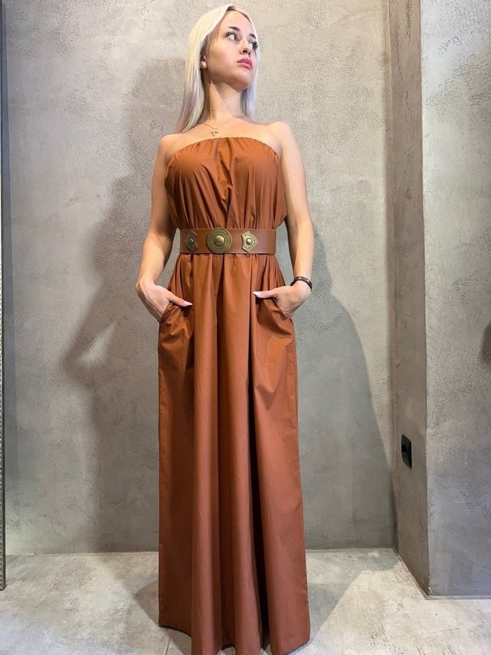 ABIGAIL DRESS CAMEL