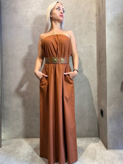 ABIGAIL DRESS CAMEL