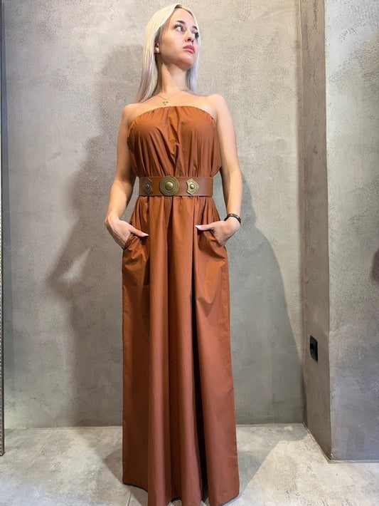ABIGAIL DRESS CAMEL