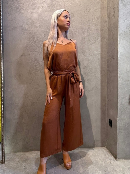 SENDA TOP BROWN - Vesta Donna