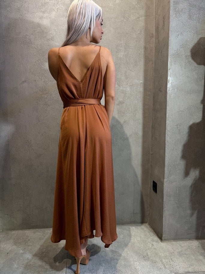 KIARA DRESS BROWN