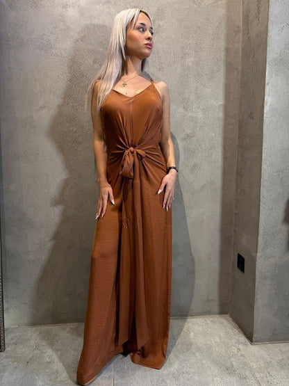 GLADIS JUMPSUIT BROWN
