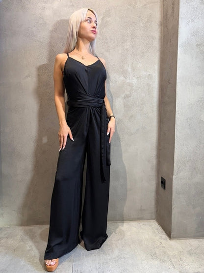  GLADIS JUMPSUIT BLACK - Vesta Donna 