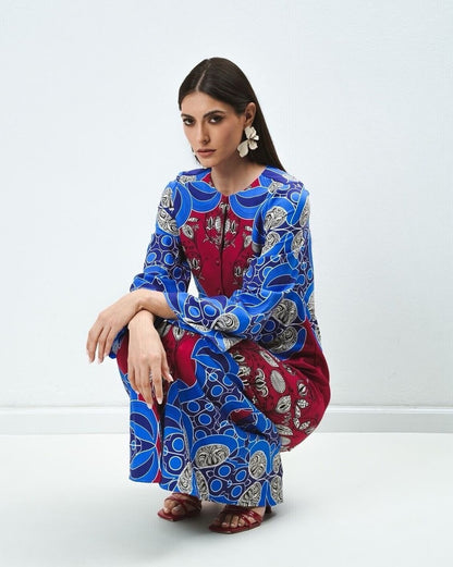 BLUE SWAN LONG DRESS