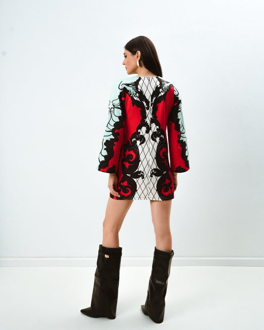 EXTRAVAGANT MINI DRESS