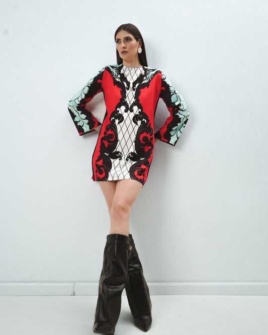 EXTRAVAGANT MINI DRESS