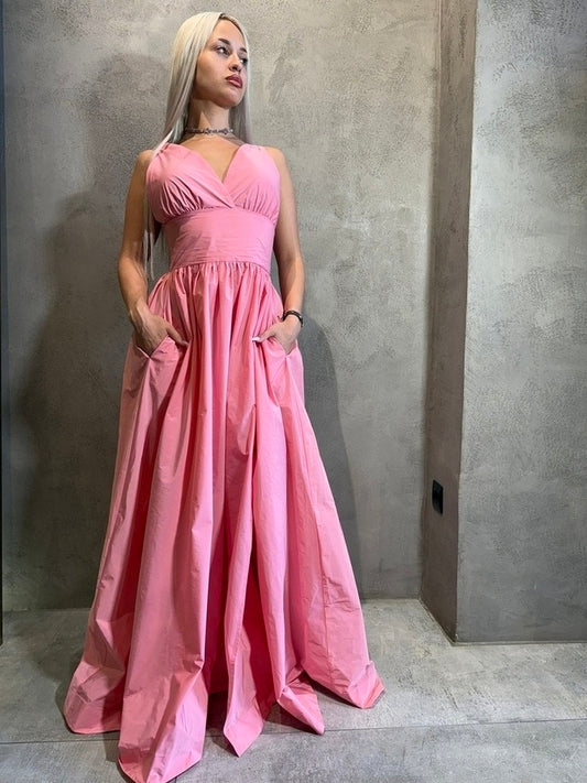 ANGELINA DRESS PINK - Vesta Donna