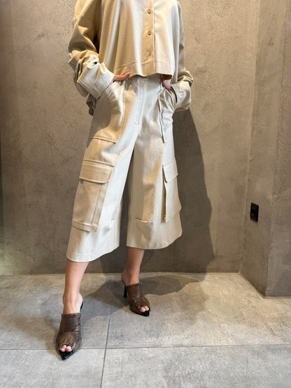 LIZZA BERMUDA SHORTS SAND