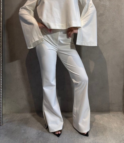 MAIA FLARE PANTS ECRU