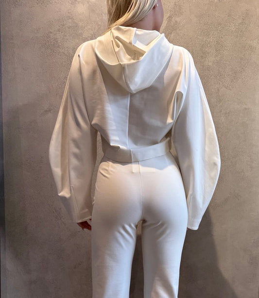 MAIA CROP JACKET ECRU