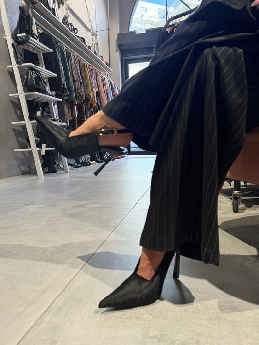 ZAMOR PONYSKIN HEELS