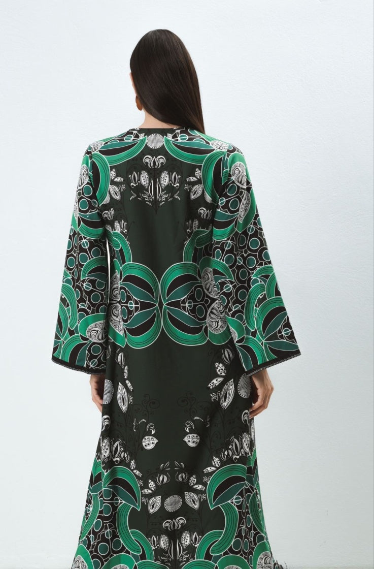 BAROCCO GREEN DRESS