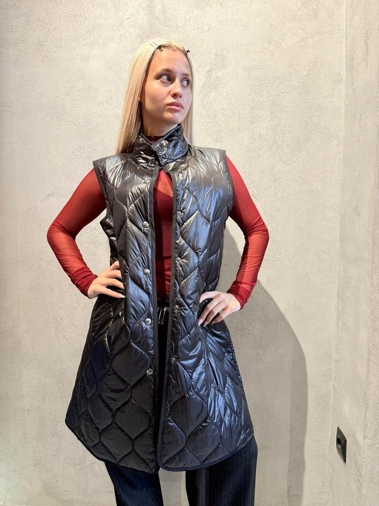 JUSTINE LONG PUFFER VEST