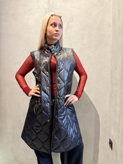 JUSTINE LONG PUFFER VEST