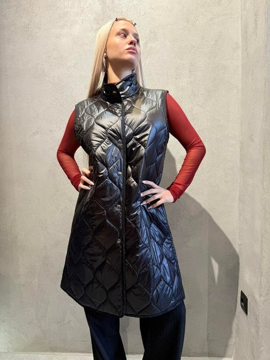 JUSTINE LONG PUFFER VEST