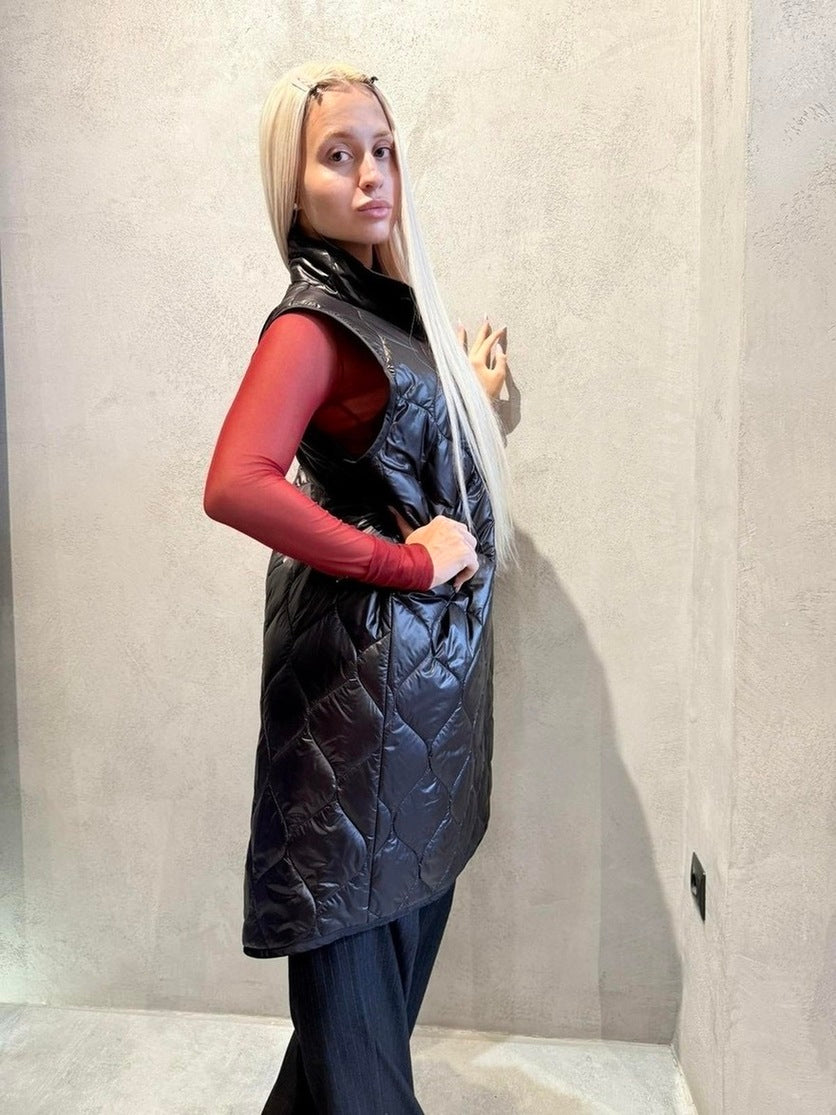 JUSTINE LONG PUFFER VEST