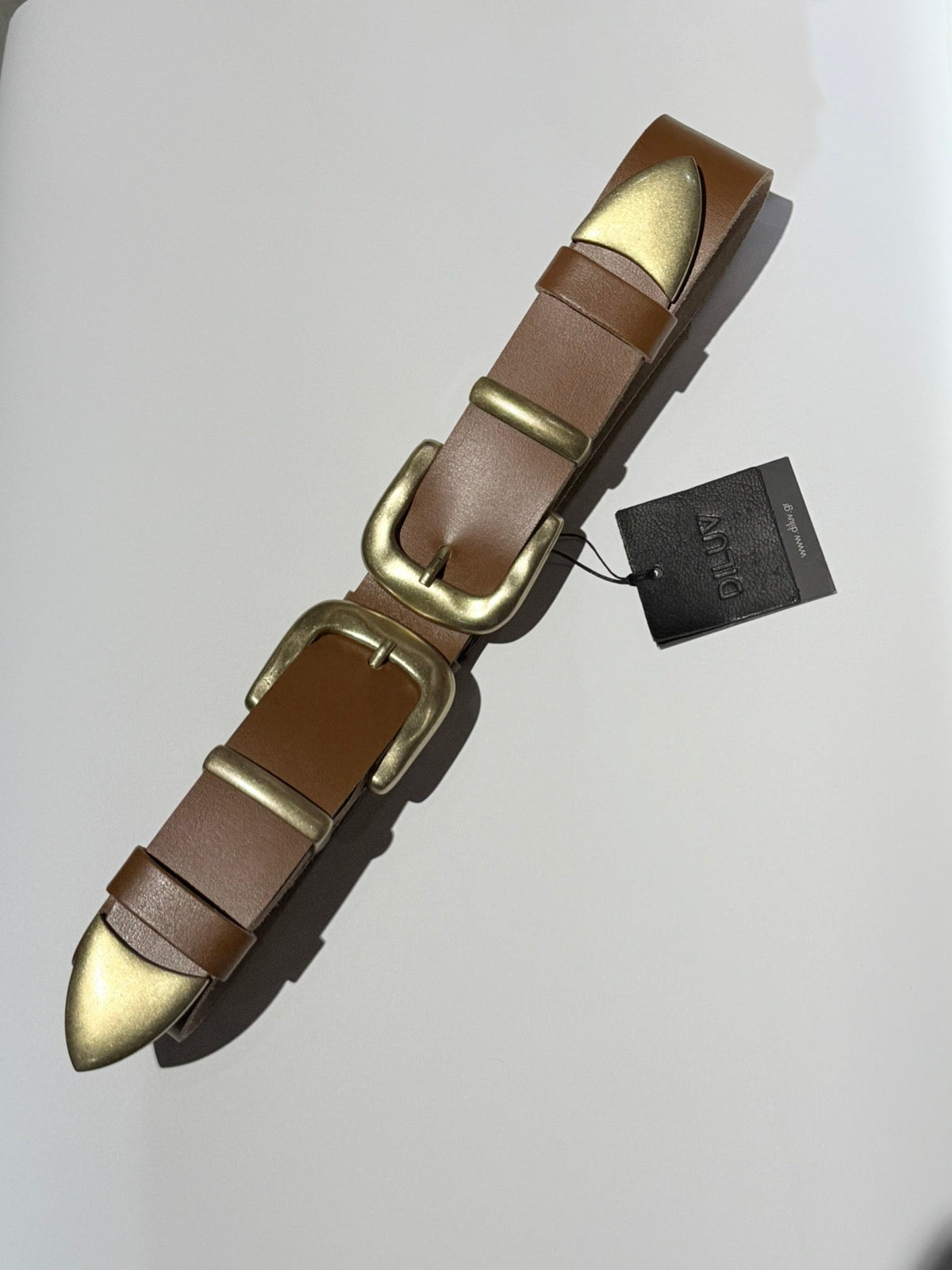 LETICIA BELT BROWN GOLD